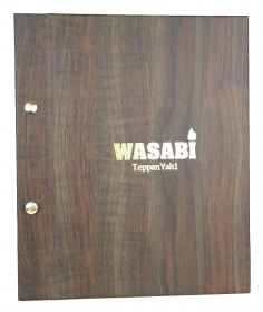 Wood Effect Menu Covers