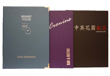 London Guest Room Folders