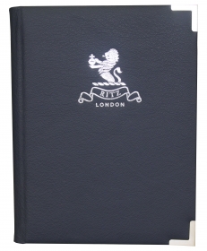 Full leather menu covers