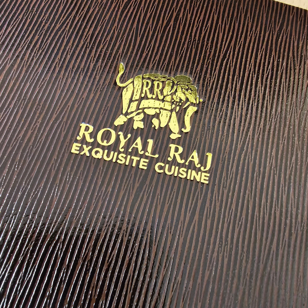 Glean Striped Menu Cover