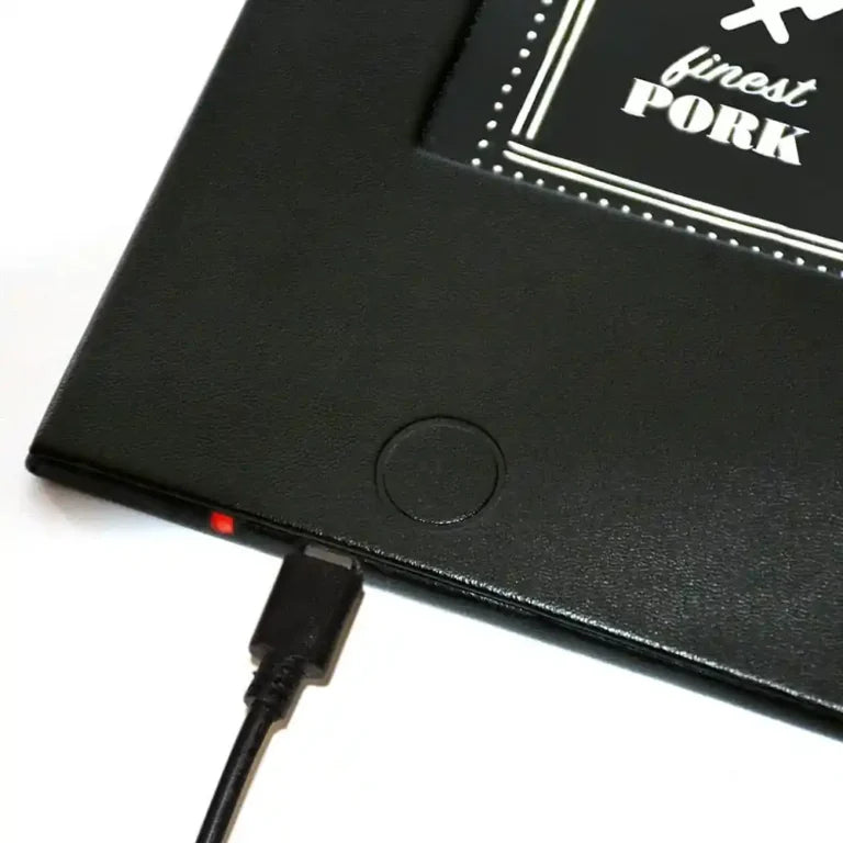 Illuminated Personalised LED Menu Covers