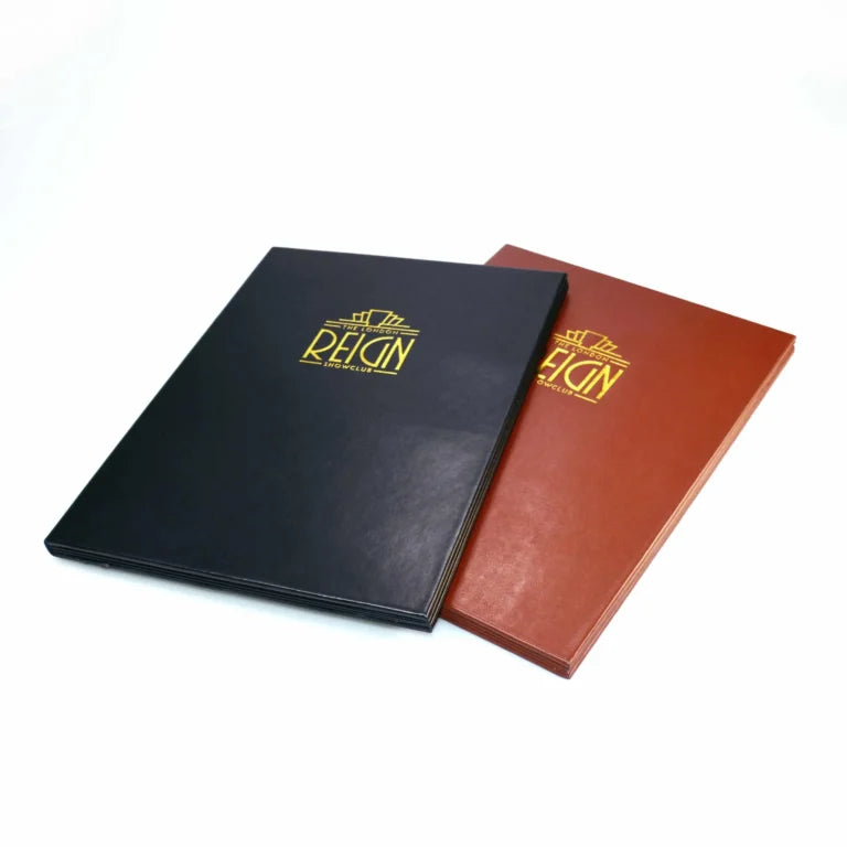 Illuminated Personalised LED Menu Covers